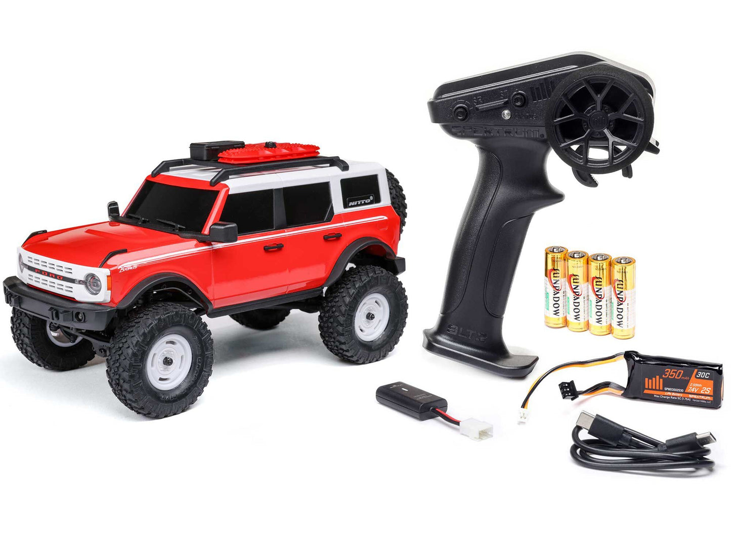 1/24 SCX24 Ford Bronco 4X4 RTR (inc Battery & Charger)