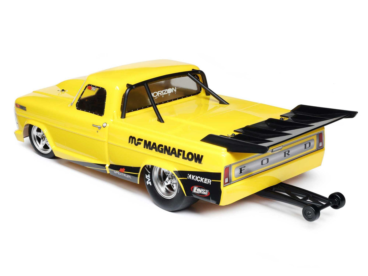 Losi 1968 F100 22S Drag Car, BL RTR, Magnaflow: 1/10 2WD