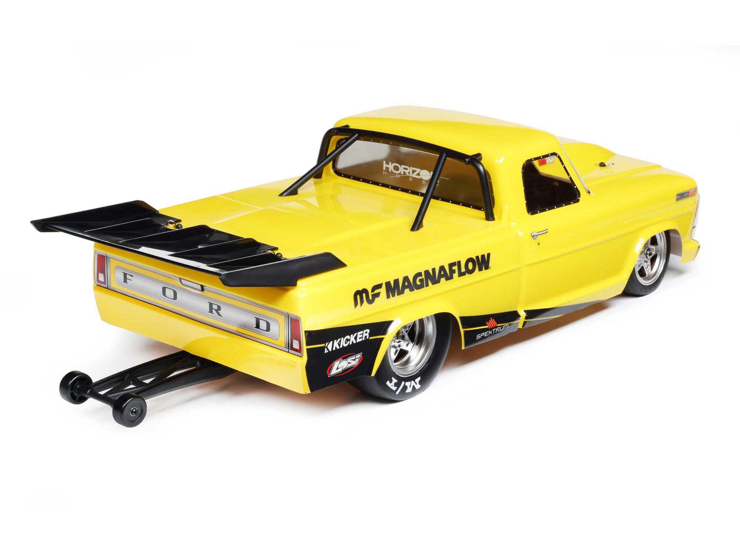 Losi 1968 F100 22S Drag Car, BL RTR, Magnaflow: 1/10 2WD
