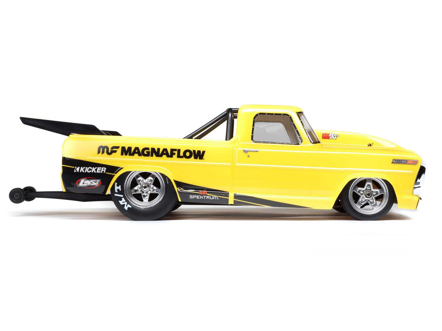 Losi 1968 F100 22S Drag Car, BL RTR, Magnaflow: 1/10 2WD