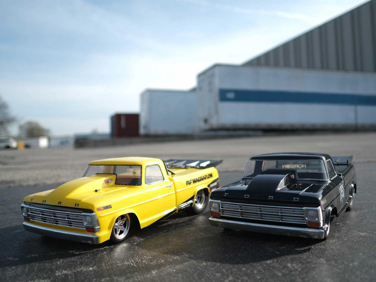 Losi 1968 F100 22S Drag Car, BL RTR, Magnaflow: 1/10 2WD