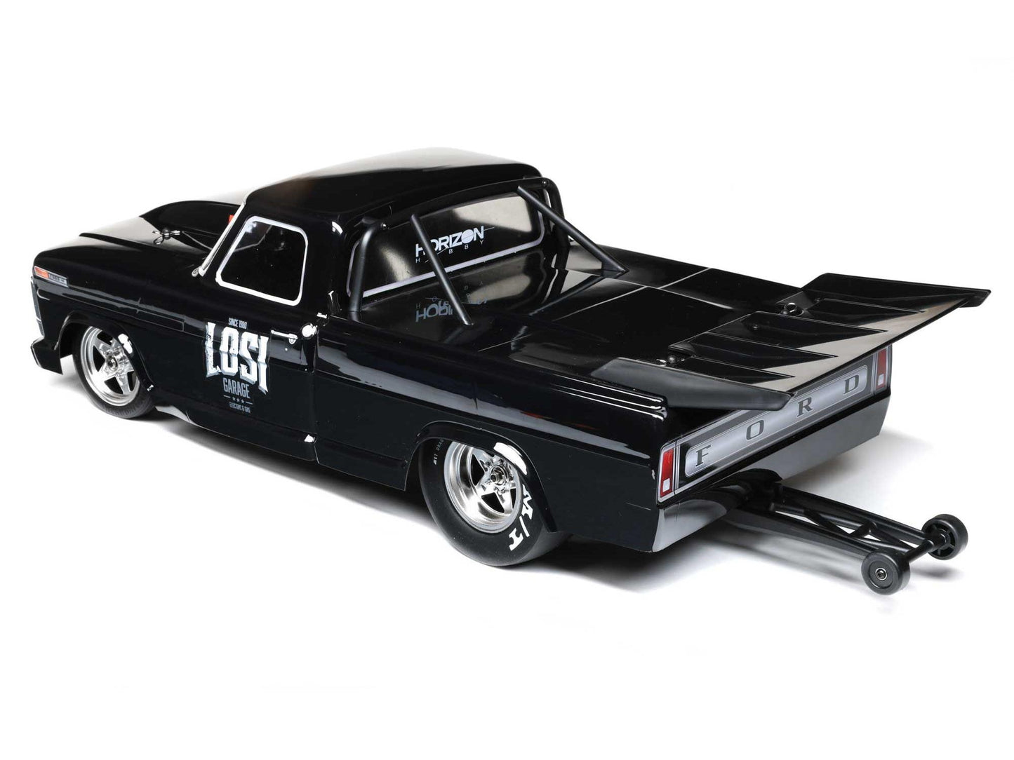 Losi 1968 F100 22S Drag Car, BL RTR, Magnaflow: 1/10 2WD