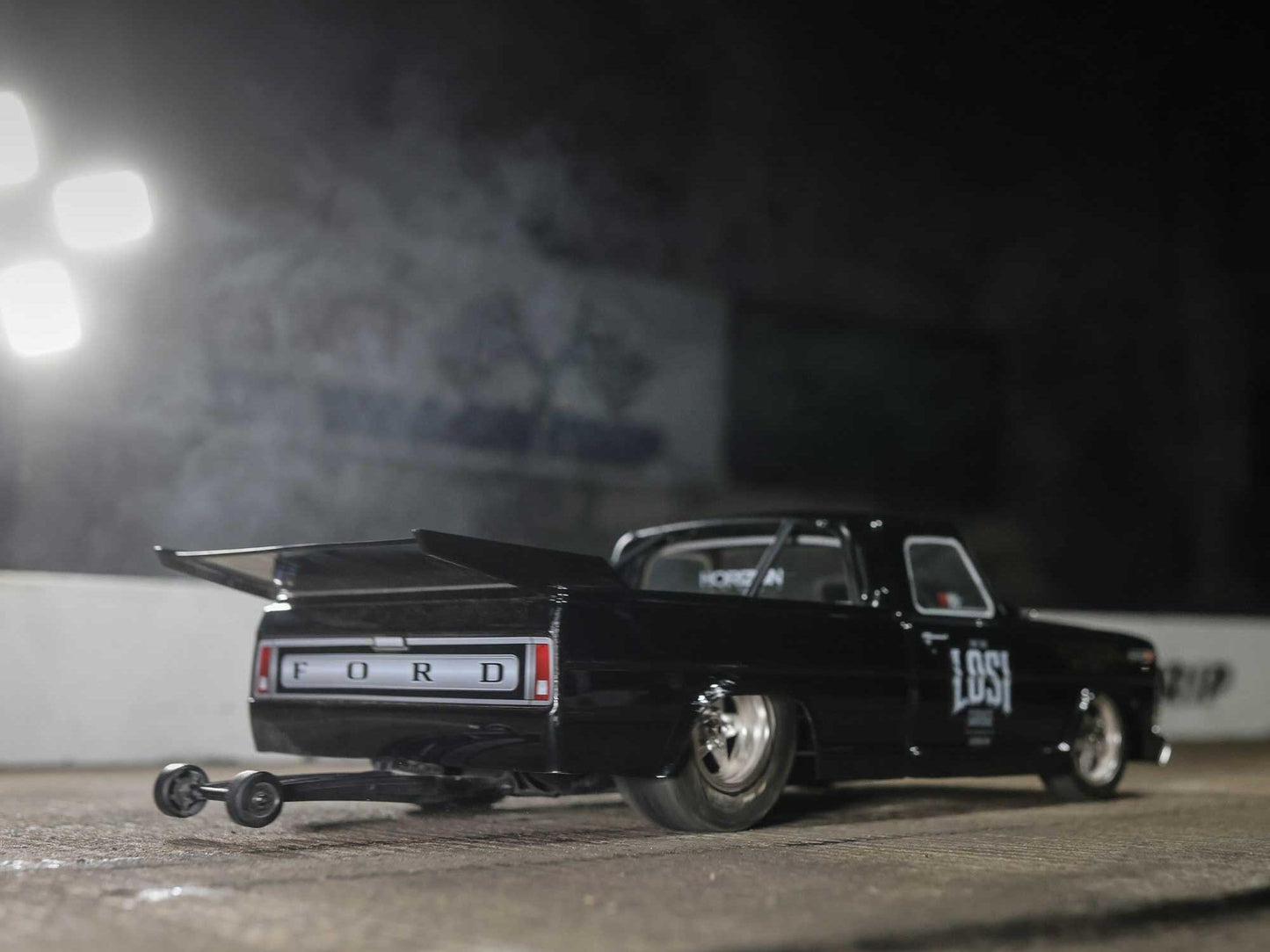 Losi 1968 F100 22S Drag Car, BL RTR, Magnaflow: 1/10 2WD