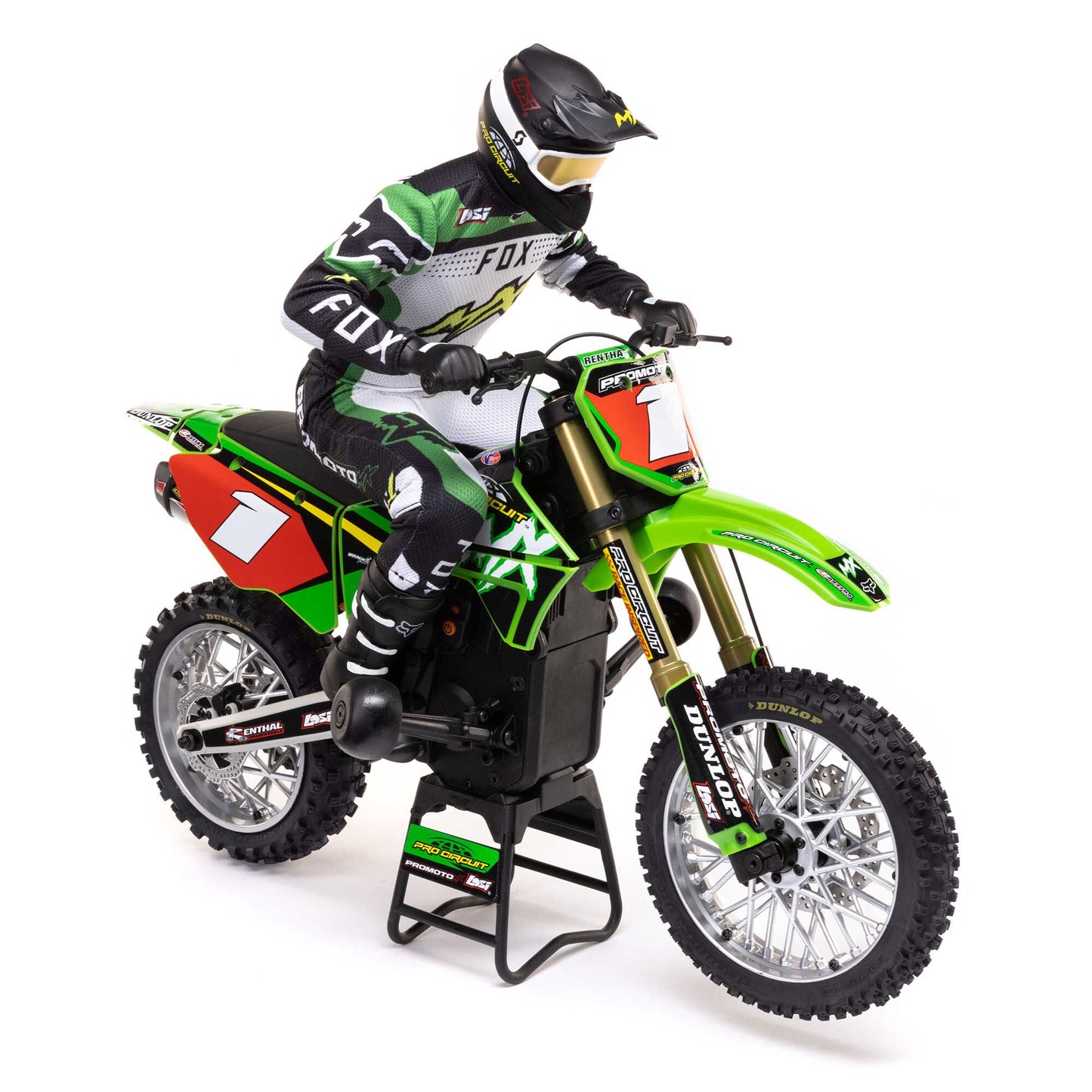 Losi 1/4 Promoto-MX Motorcycle RTR with Battery and Charger, Pro