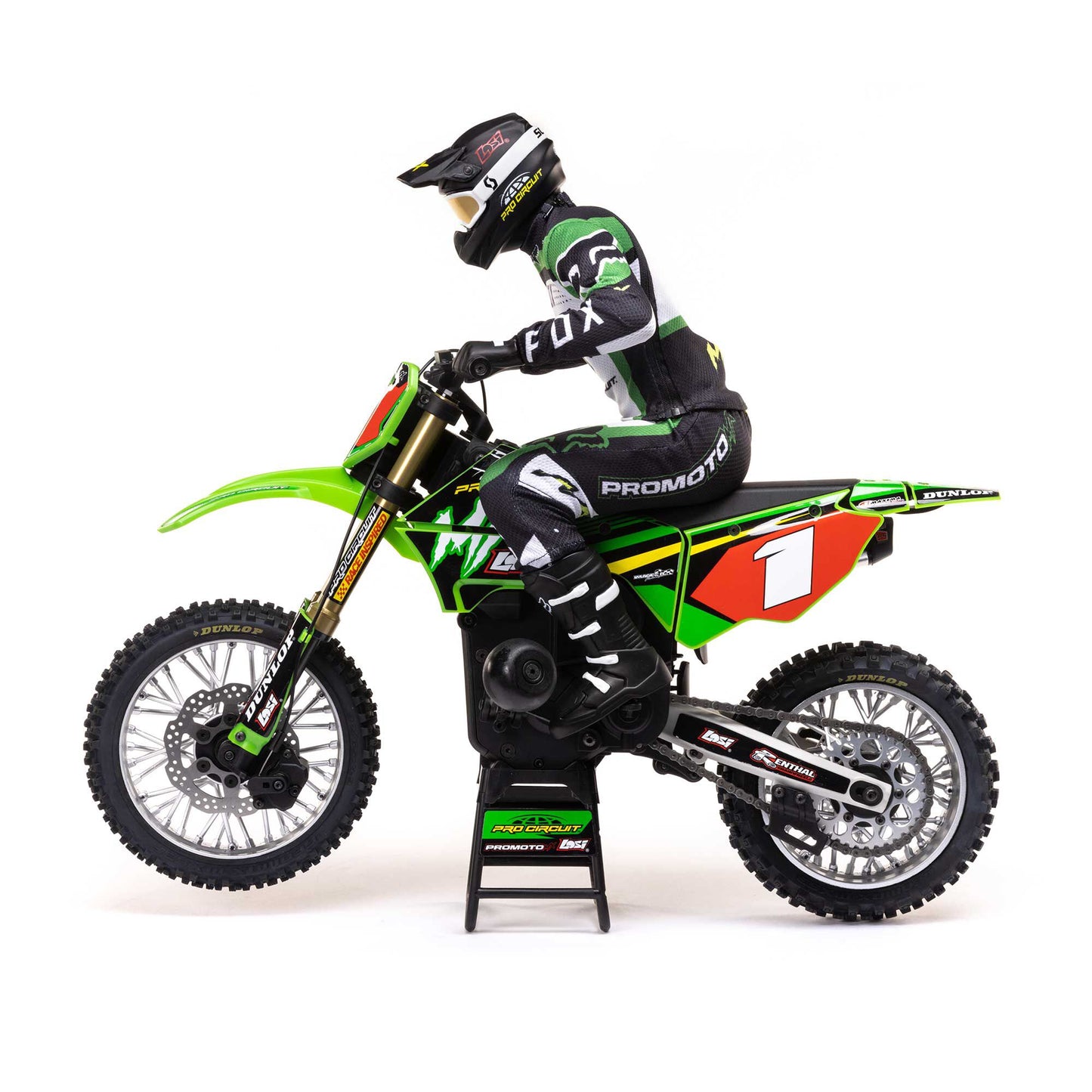 Losi 1/4 Promoto-MX Motorcycle RTR with Battery and Charger, Pro