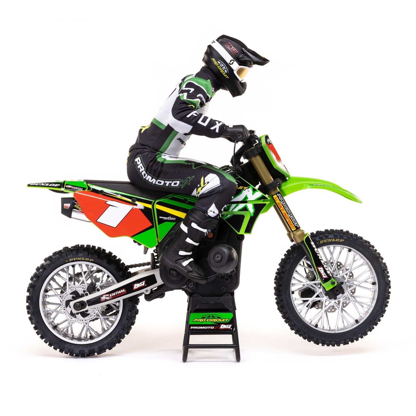 Losi 1/4 Promoto-MX Motorcycle RTR with Battery and Charger, Pro