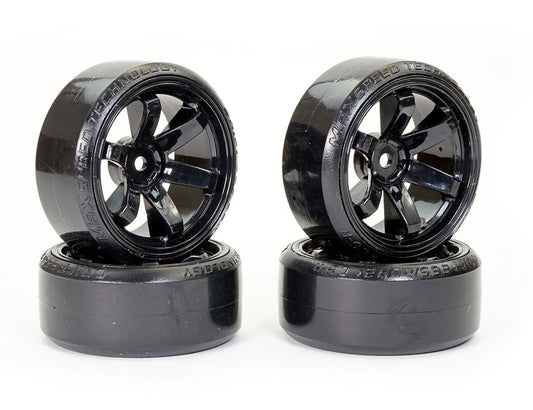 Fastrax 1/10 Street/Drift Tyre 6-Spoke Wheel (6mm Offset)