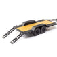 SCX24 Flat Bed Vehicle Trailer with LED Taillights:1/24th