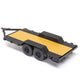 SCX24 Flat Bed Vehicle Trailer with LED Taillights:1/24th