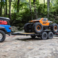 SCX24 Flat Bed Vehicle Trailer with LED Taillights:1/24th