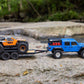 SCX24 Flat Bed Vehicle Trailer with LED Taillights:1/24th