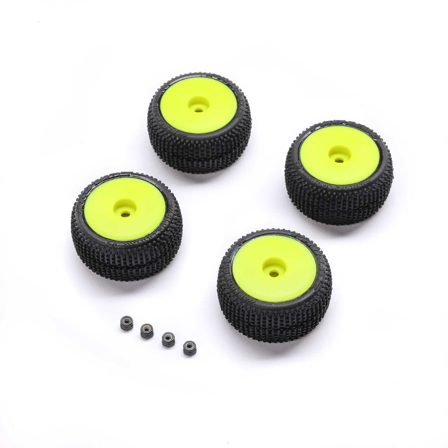 Blockade Tire, Pro-Line OE, Wheel, Yellow, Mounted: Micro-T