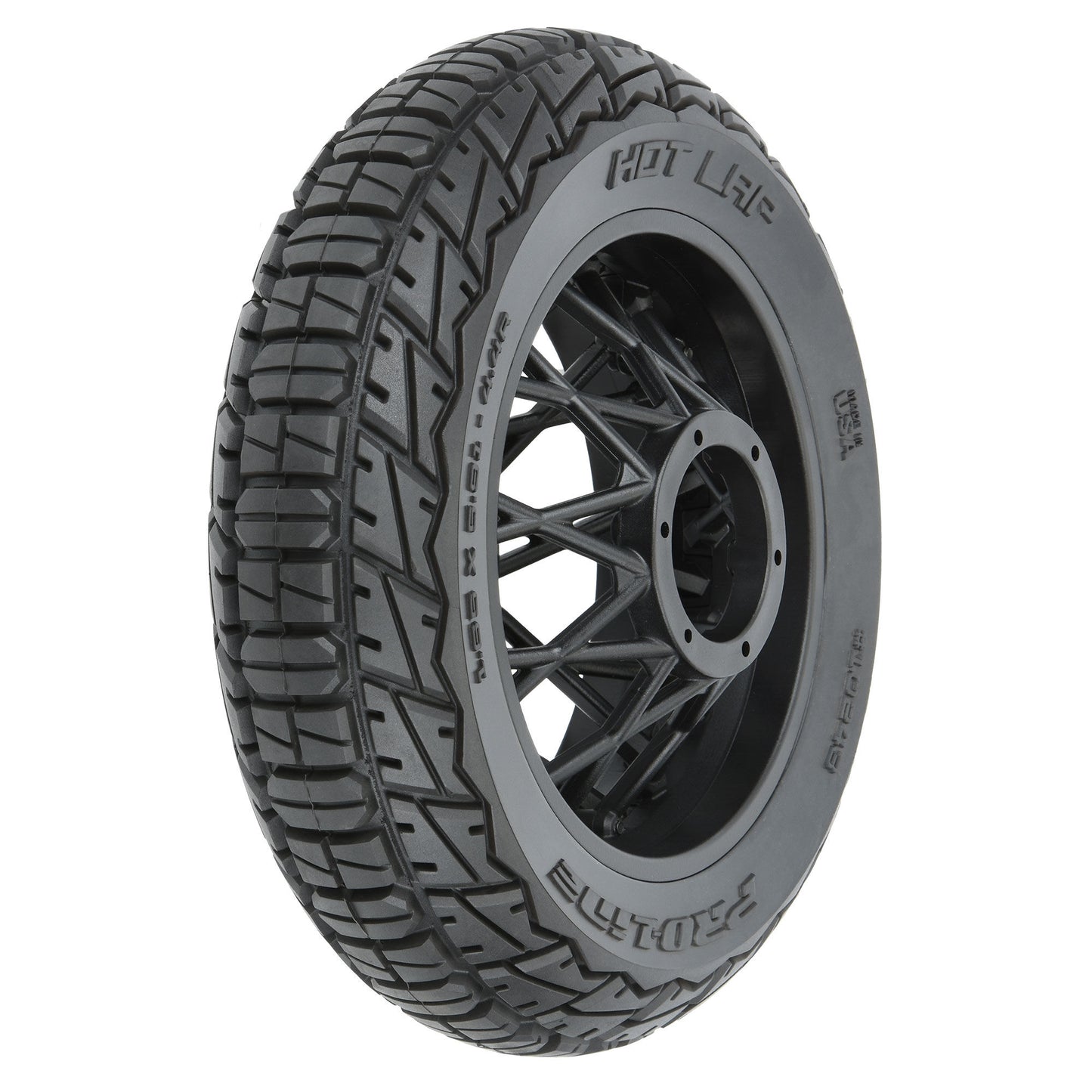 1/4 Hot Lap MX S3 Rear Tire MTD Black Supermoto Wheel(1)