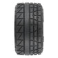 1/18 Menace F/R Street Tires MTD 12mm Black Raid (4): Granit