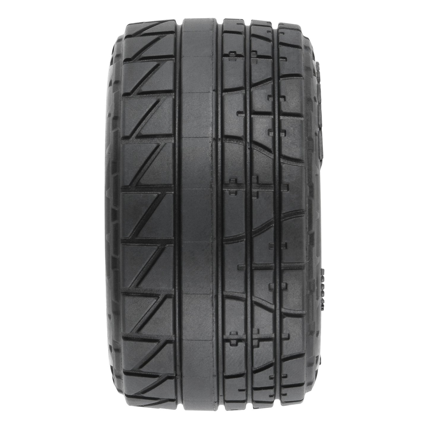 1/18 Menace F/R Street Tires MTD 12mm Black Raid (4): Granit