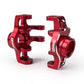 Front Hubs, Red Aluminum, 1/18 Grom