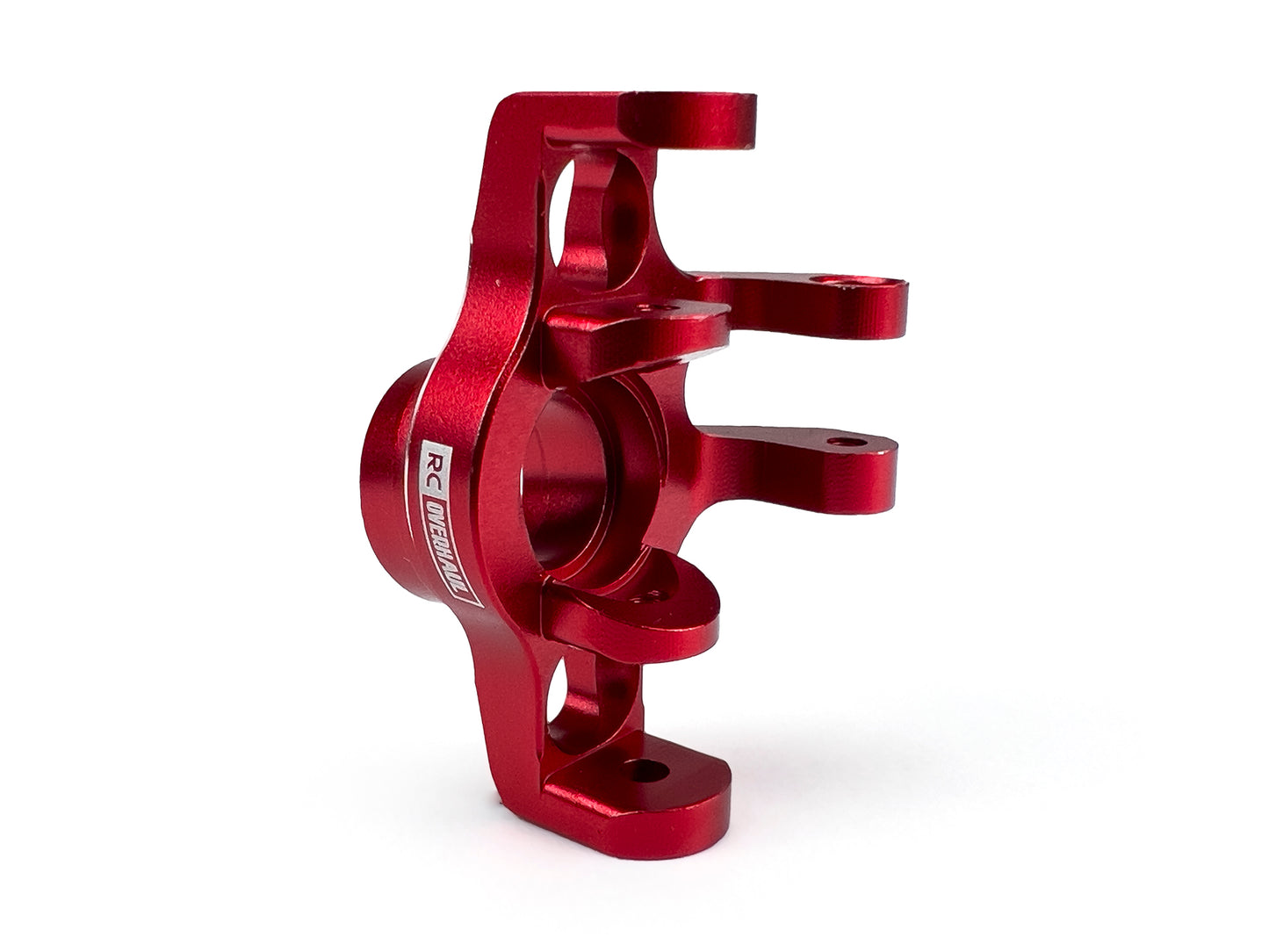 Front Hubs, Red Aluminum, 1/18 Grom