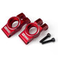 Rear Hubs, Red Aluminum, 1/18 Grom