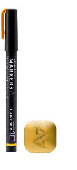 Metallic Series Markers – Flashy Gold 10