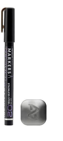 Metallic Series Markers – Stainless Steel