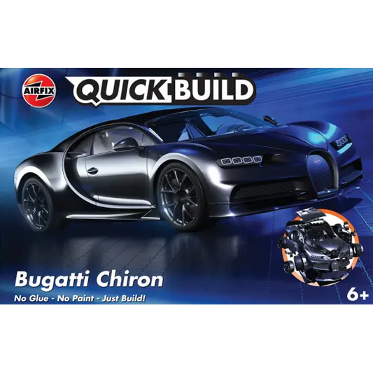Airfix Quick Build Bugatti Chiron Black