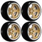 Louise RC 1/10 Drift 2,4,6,8mm Offset 5-Spoke Bronze W/Tyres