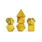 D&D Dragon Scale Metal Dice Set: Gold