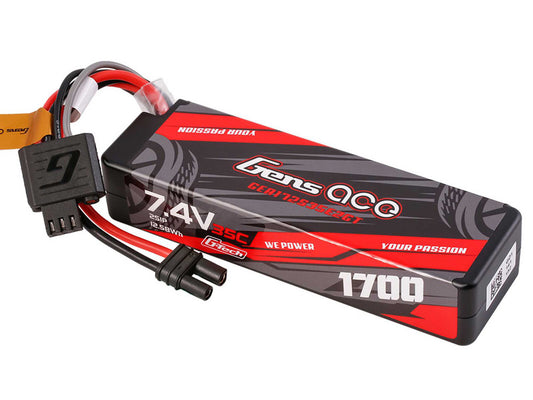 G-Tech 2S 7.4V 1700mAh 35C Hard Case with EC2 (GROM)