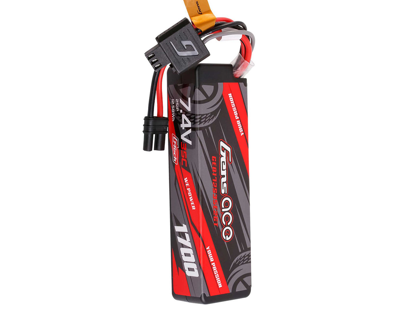 G-Tech 2S 7.4V 1700mAh 35C Hard Case with EC2 (GROM)