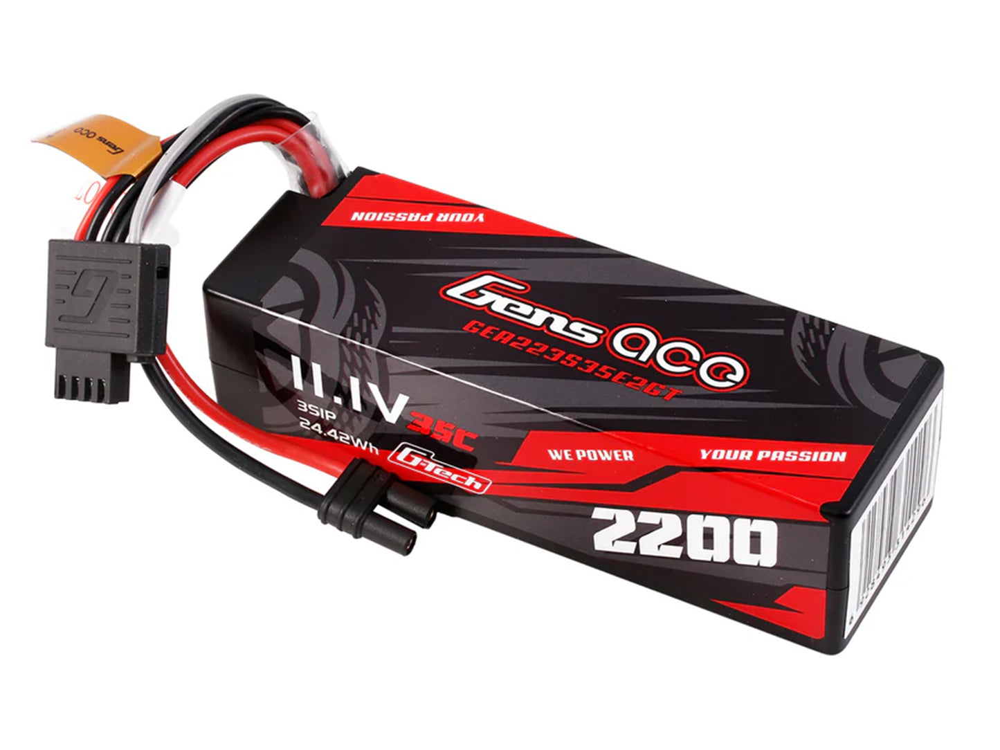 Li-Po G-Tech 3S 11.1V 2200mAh 35C with iEC2 (GROM)