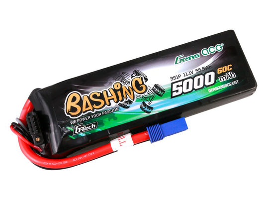 Li-Po Car G-Tech 3S 11.1V 5000mAh 60C Bashing W/EC5