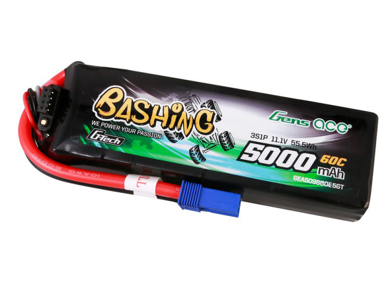 Li-Po Car G-Tech 3S 11.1V 5000mAh 60C Bashing W/EC5