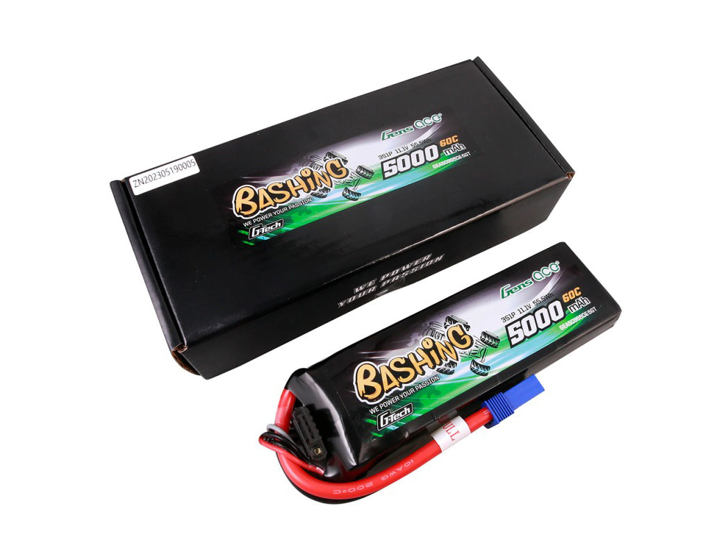 Li-Po Car G-Tech 3S 11.1V 5000mAh 60C Bashing W/EC5