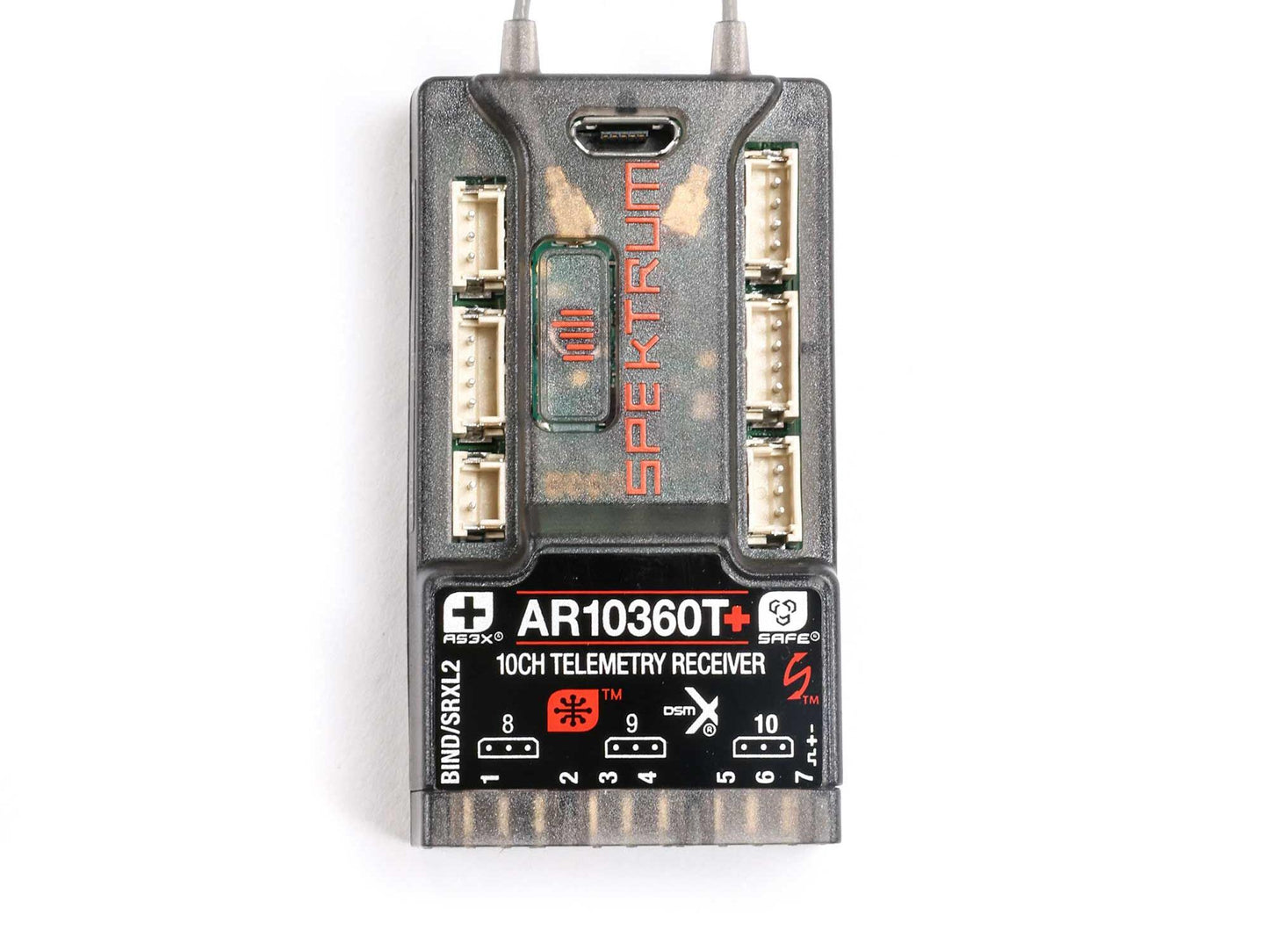 AR10360T+ DSMX 10-Channel AS3X+ & SAFE Telemetry Receiver