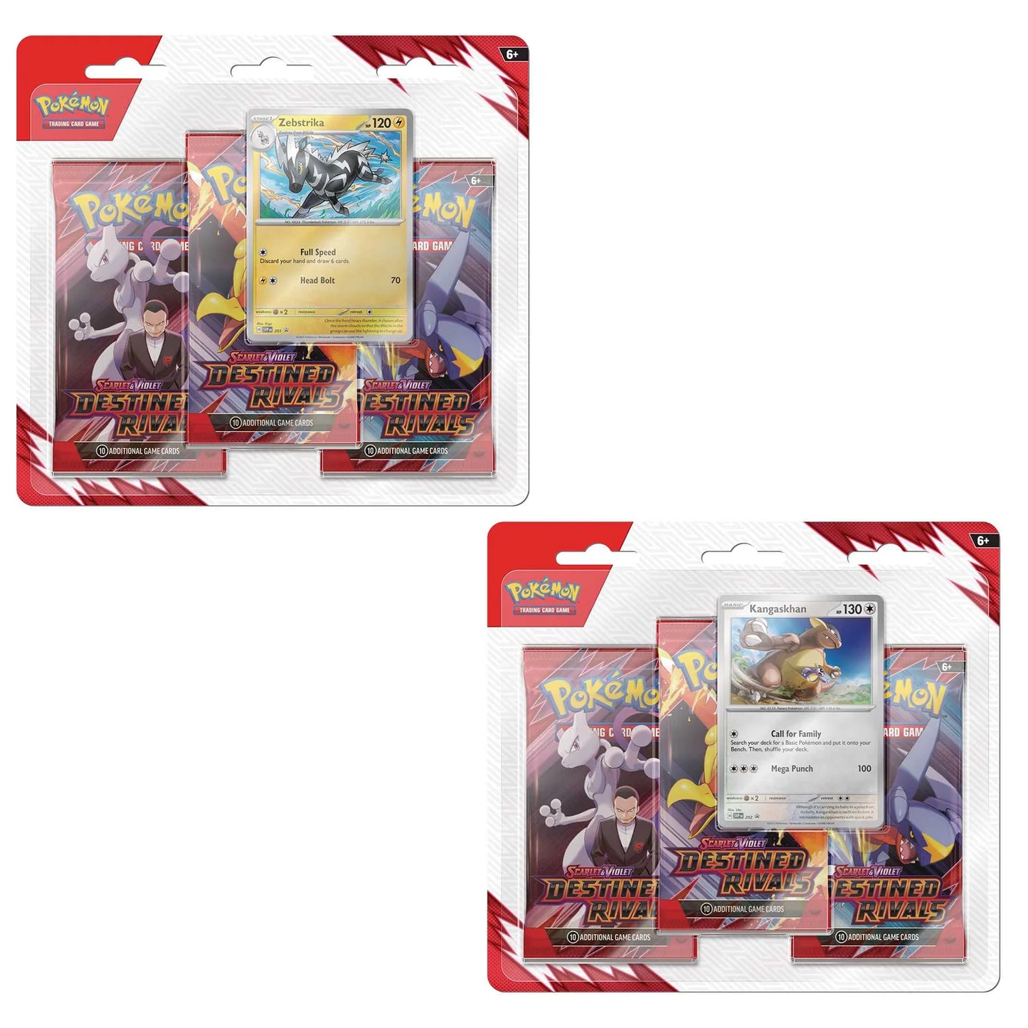 Scarlet & Violet 10 - Destined Rivals - 3-Pack Blister