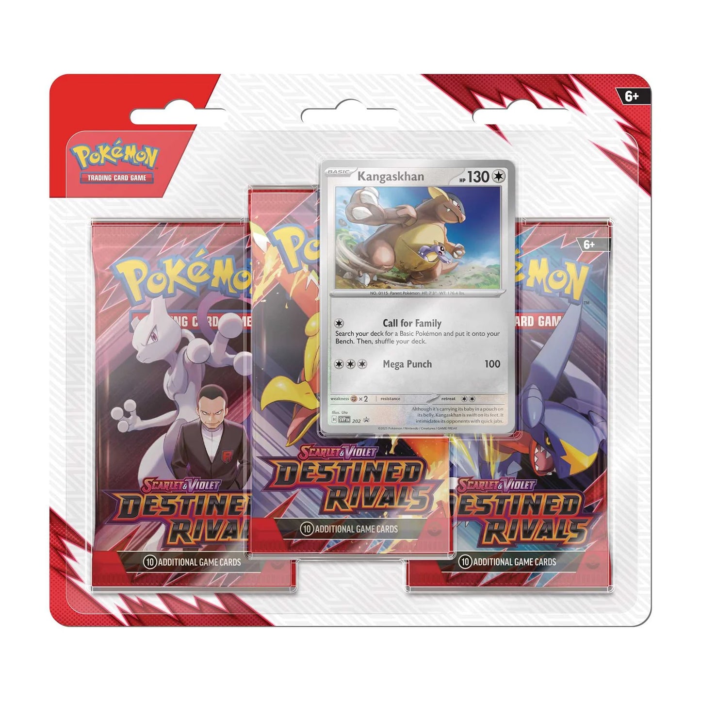 Scarlet & Violet 10 - Destined Rivals - 3-Pack Blister