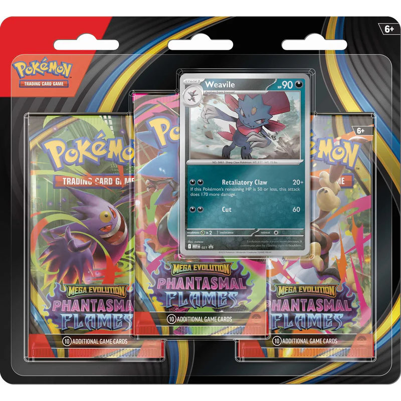 Mega Evolution Phantasmal Flames - 3 Pack CDU