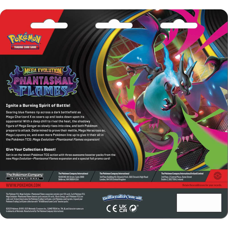 Mega Evolution Phantasmal Flames - 3 Pack CDU
