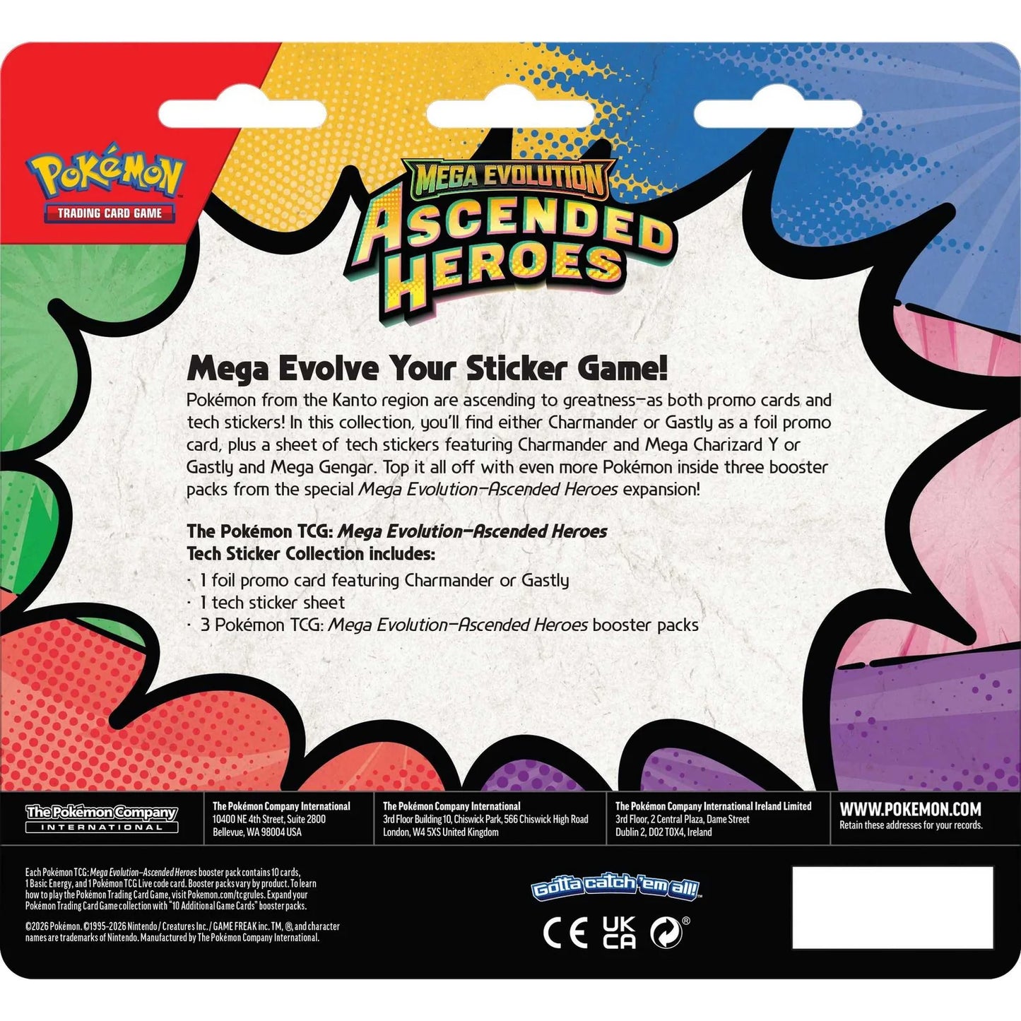 Mega Evolution Ascended Heroes - Tech Sticker Collection