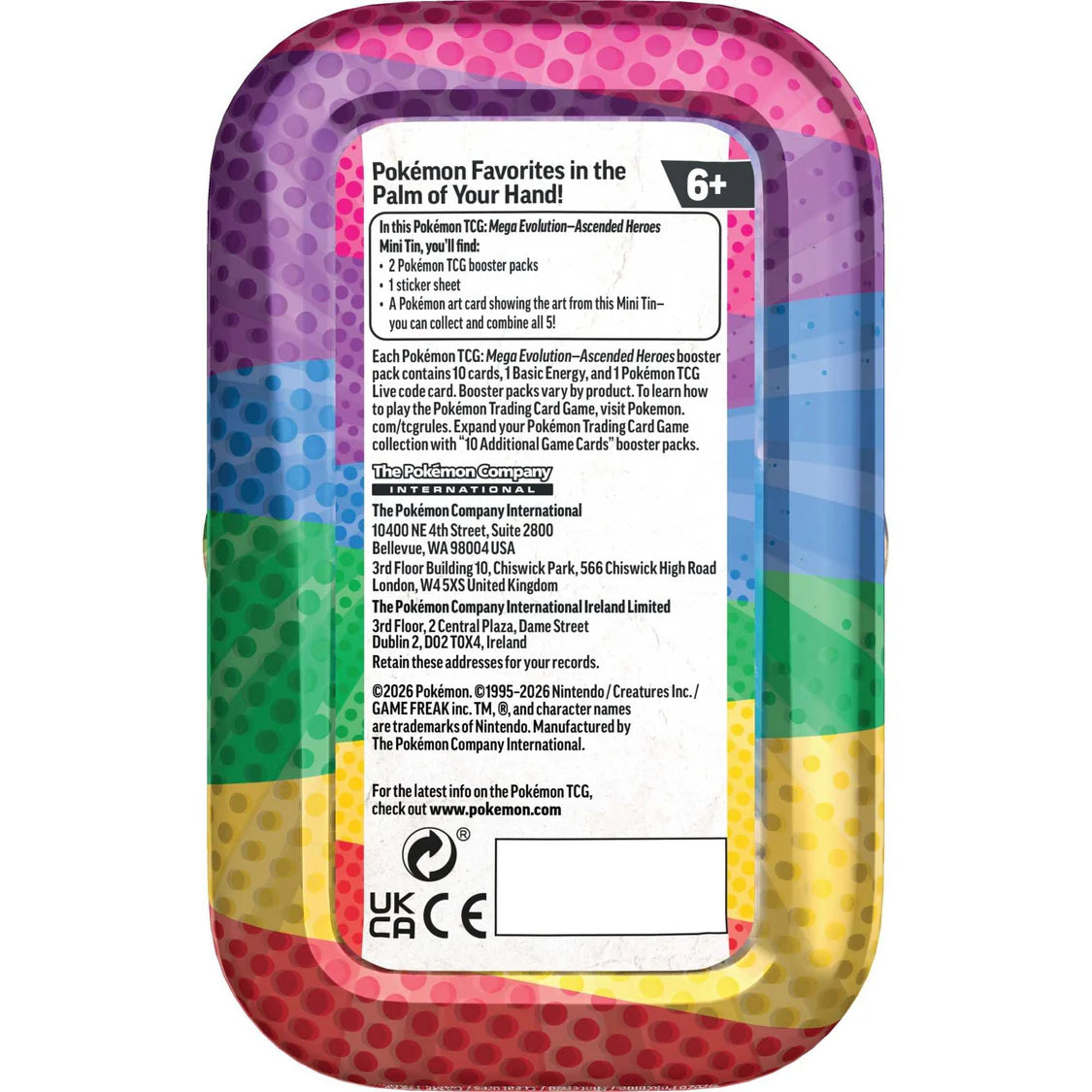 Mega Evolution Ascended Heroes - Mini Tin