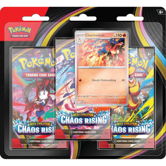 Mega Evolution Chaos Rising - 3 Pack CDU