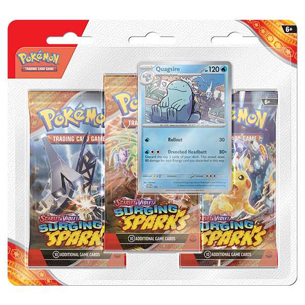 Scarlet & Violet: Scarlet & Violet 8 Surging Sparks 3-Pack