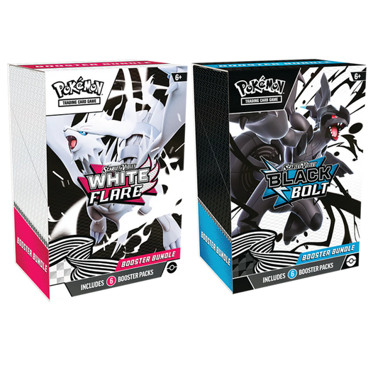 Scarlet & Violet 10.5 – Black or White Booster Bundle