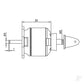 Brushless Motor 3536 1500KV (2-4S) (E2K Race)