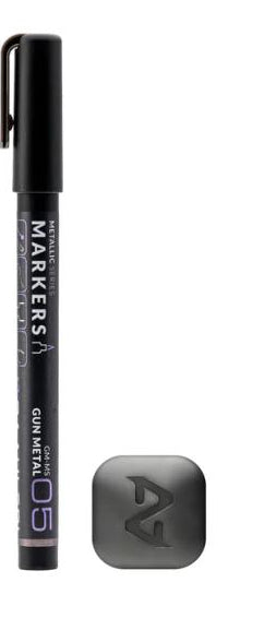 Metallic Series Markers – Gun Metal 05