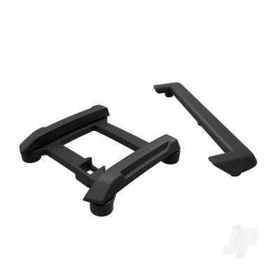 Traxxas Skid plate (roof), tailgate protector(Black)(fits 10711 Body)