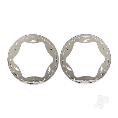 Traxxas Beadlock rings, rear, (3.9) (2)