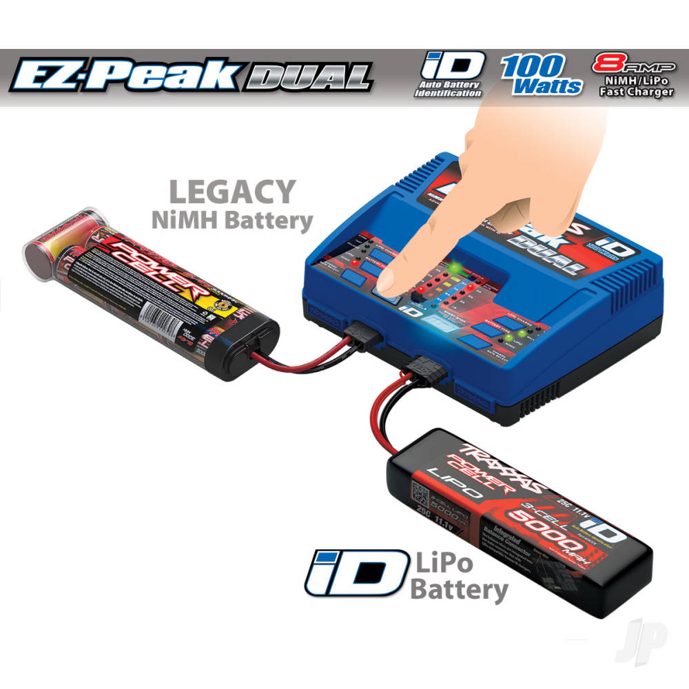 EZ-Peak Dual 100W NiMH/LiPo iD Charger