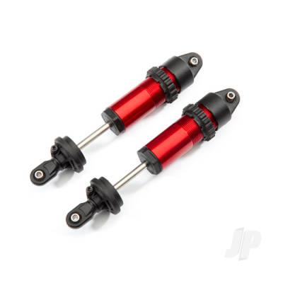Shocks, GT-Maxx, aluminium (Red-anodised) (fully assembled No springs) (2 pcs)