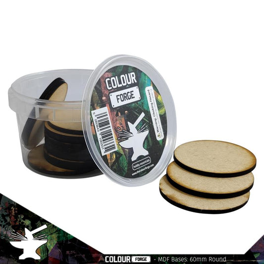 MDF Bases – 60mm Round (15)